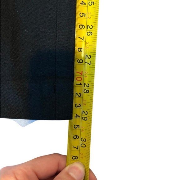 Banana Republic sz 6 The Sloan Fit Pants Flat front  black stretchy - Picture 10 of 12